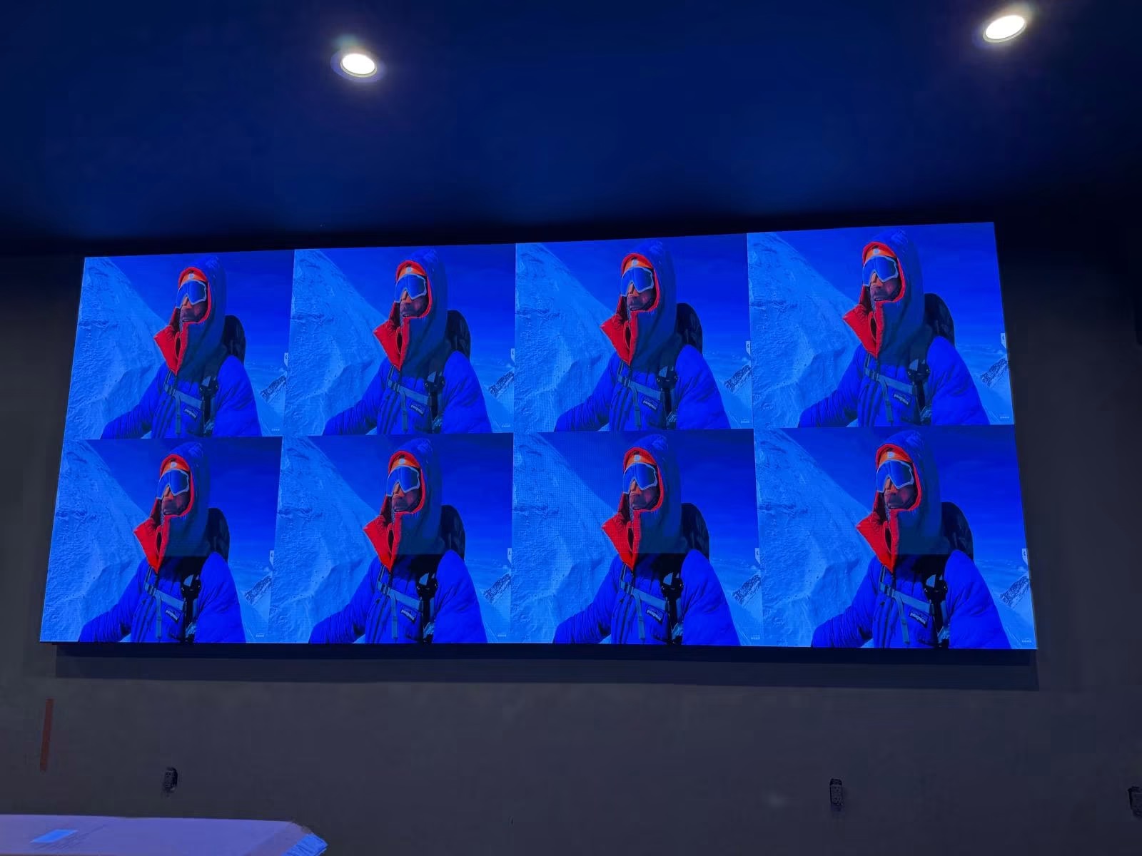 LED display installation supplied to a Danish commercial project