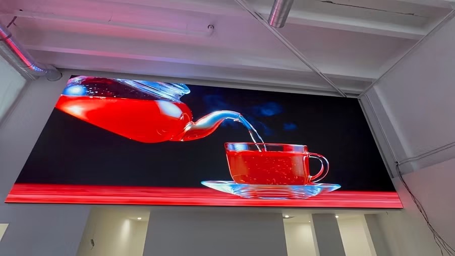 LED display installation for an Egyptian commercial project