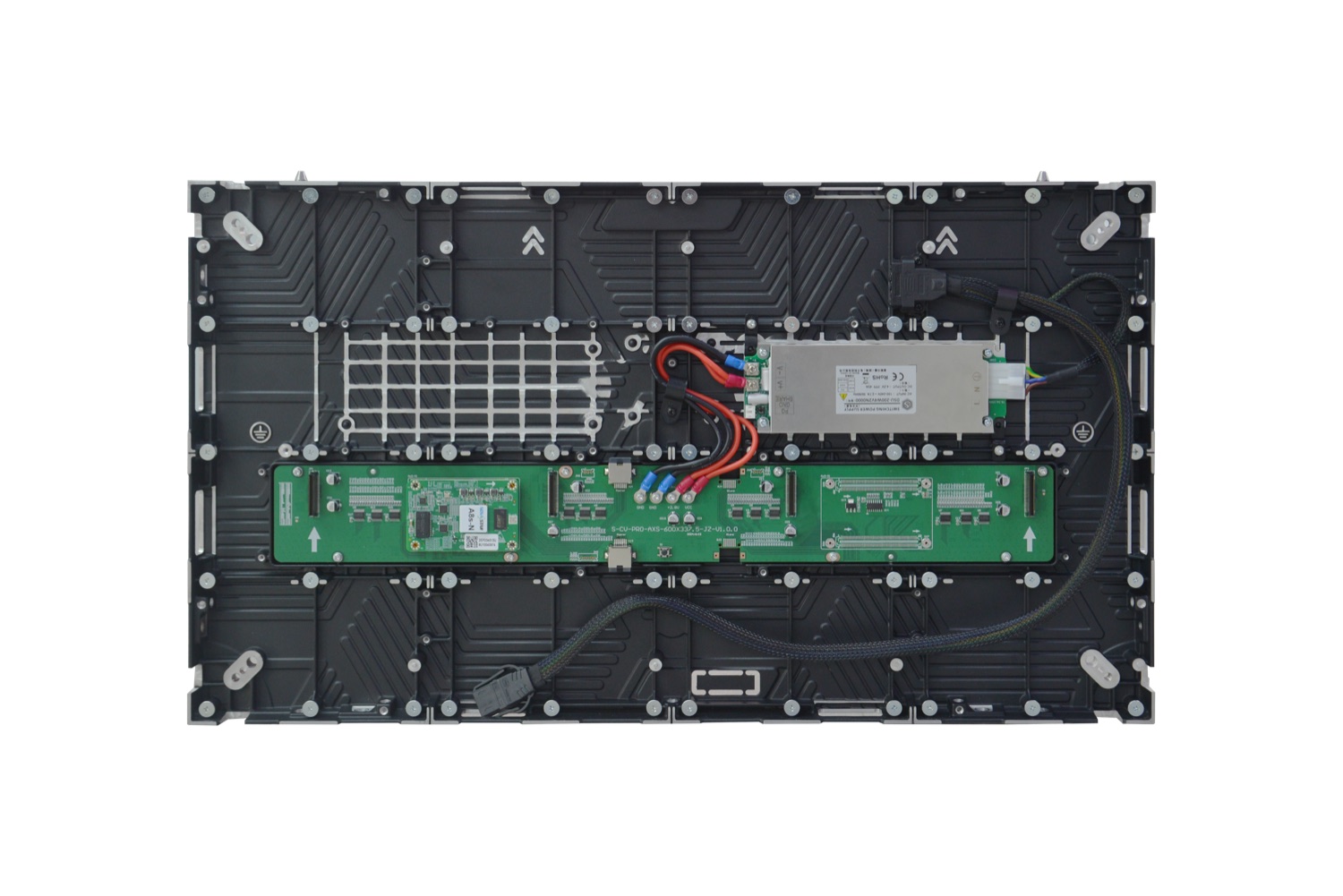 Standard dvLED cabinet internals checked against a bid specification