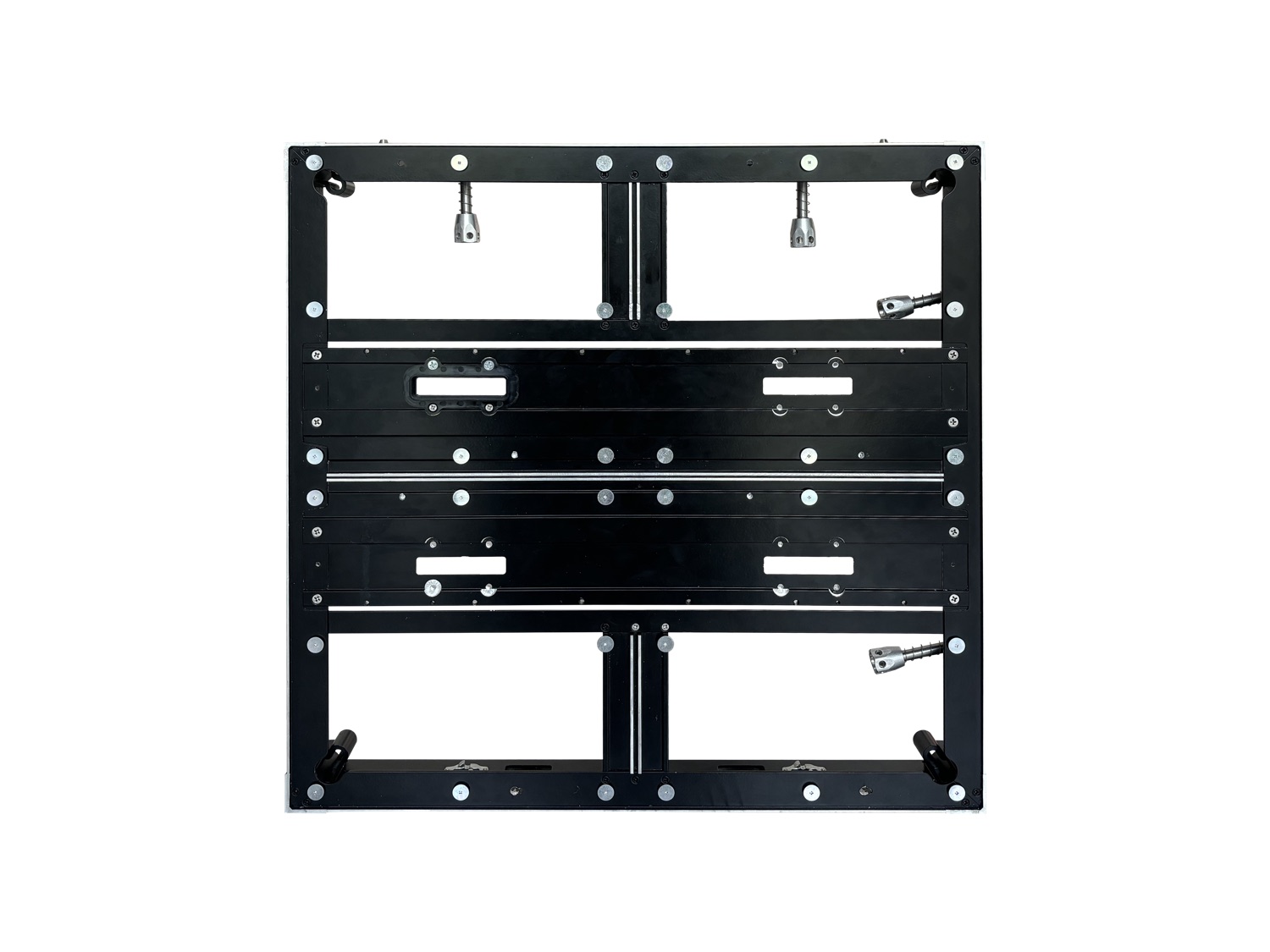 Outdoor dvLED cabinet prepared for wall installation