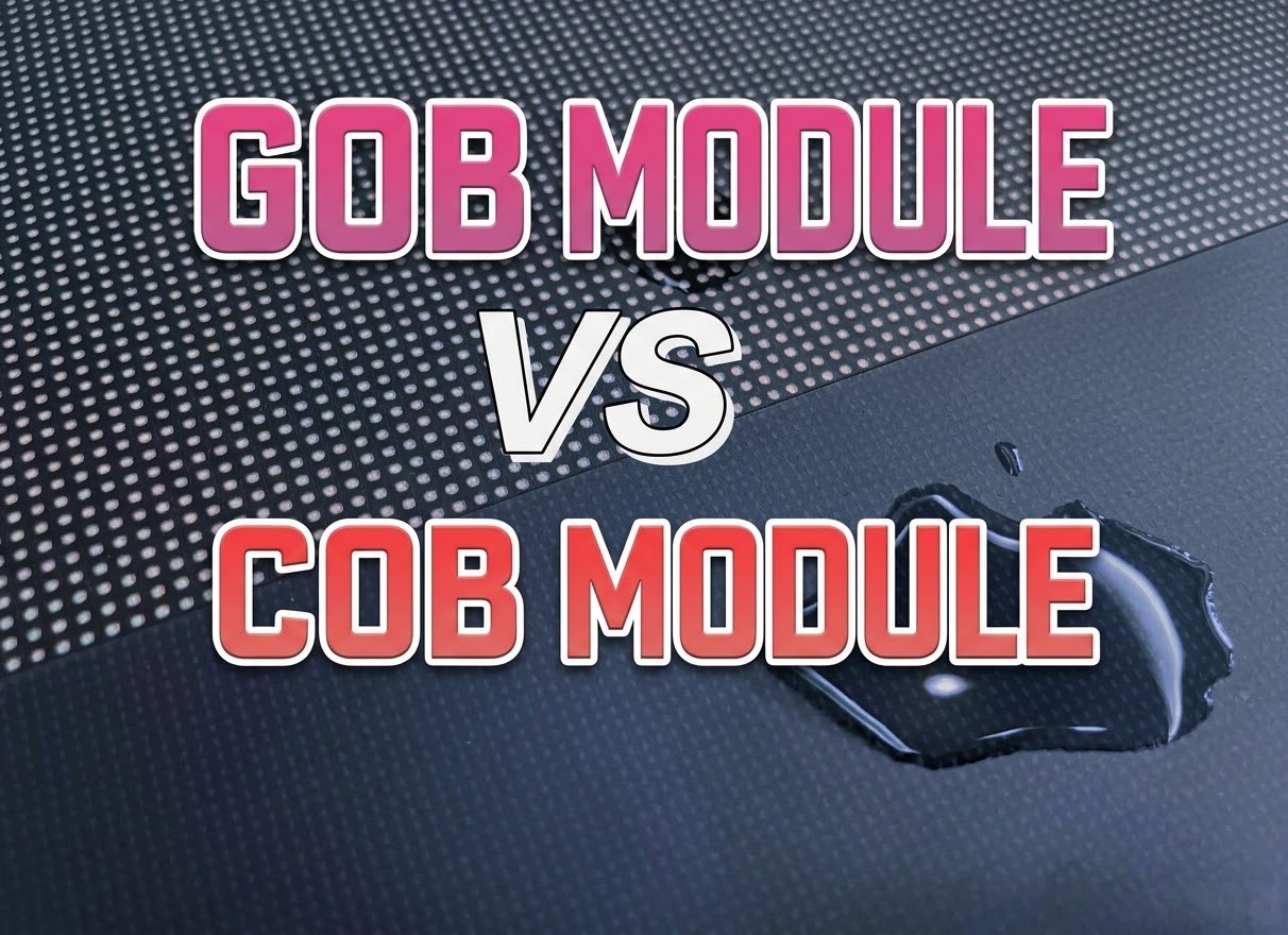 GOB module compared with a COB module