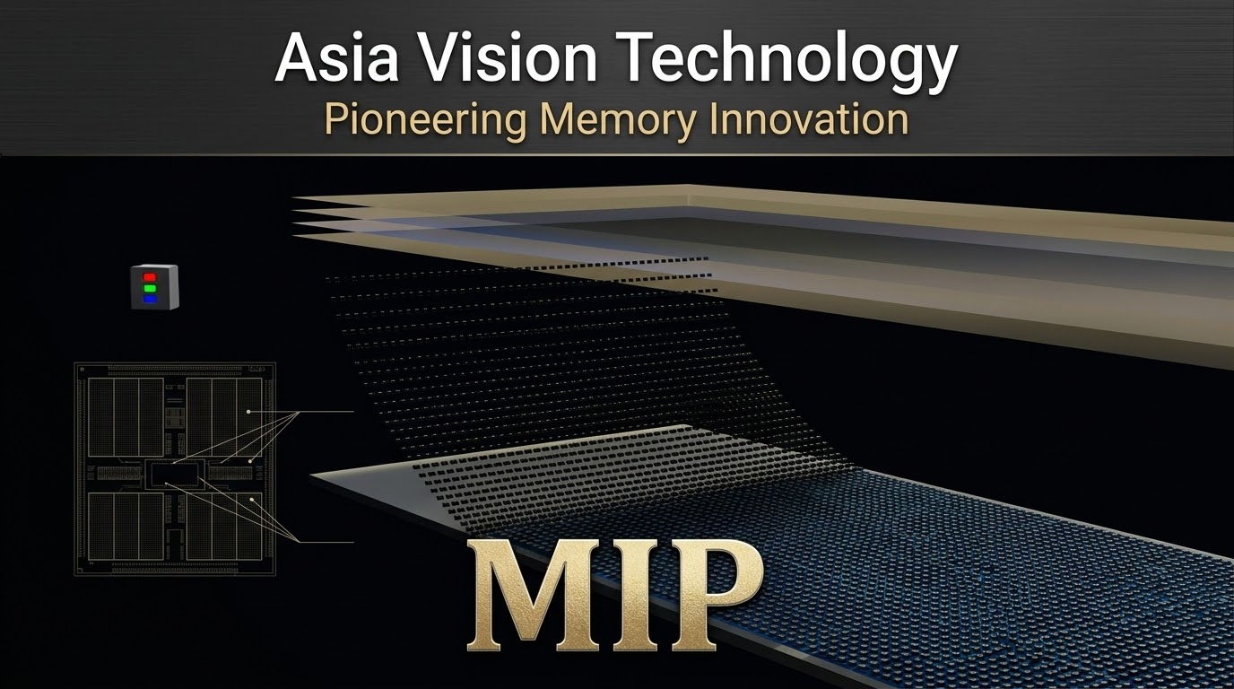Asia Vision MIP LED display packaging technology banner