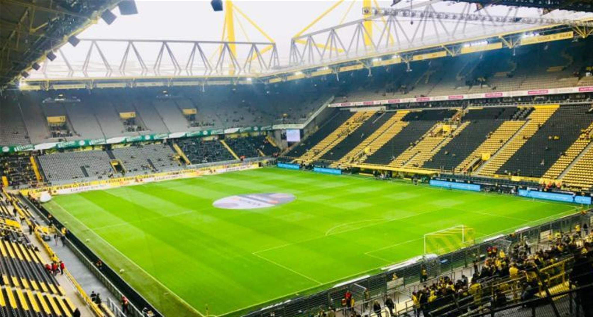 LED displays in use at a sports event venue