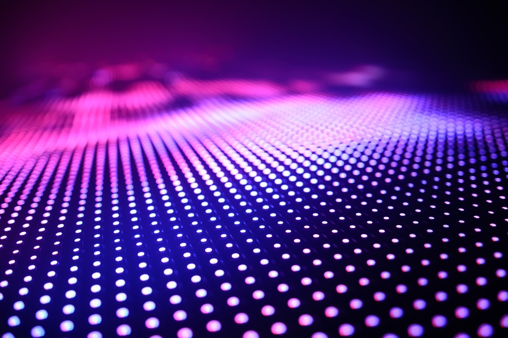SMD LED display light and shadow effect