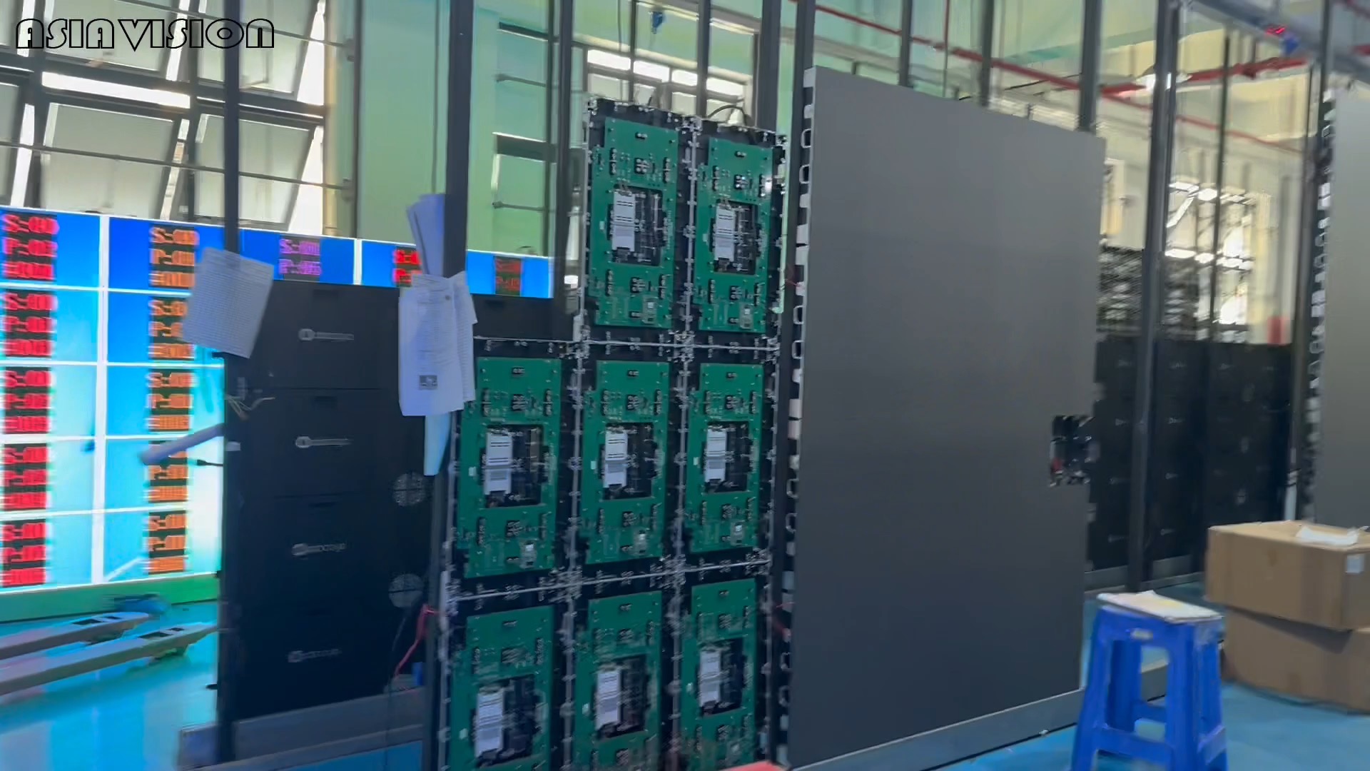 LED display factory production line supplying Turkish importers