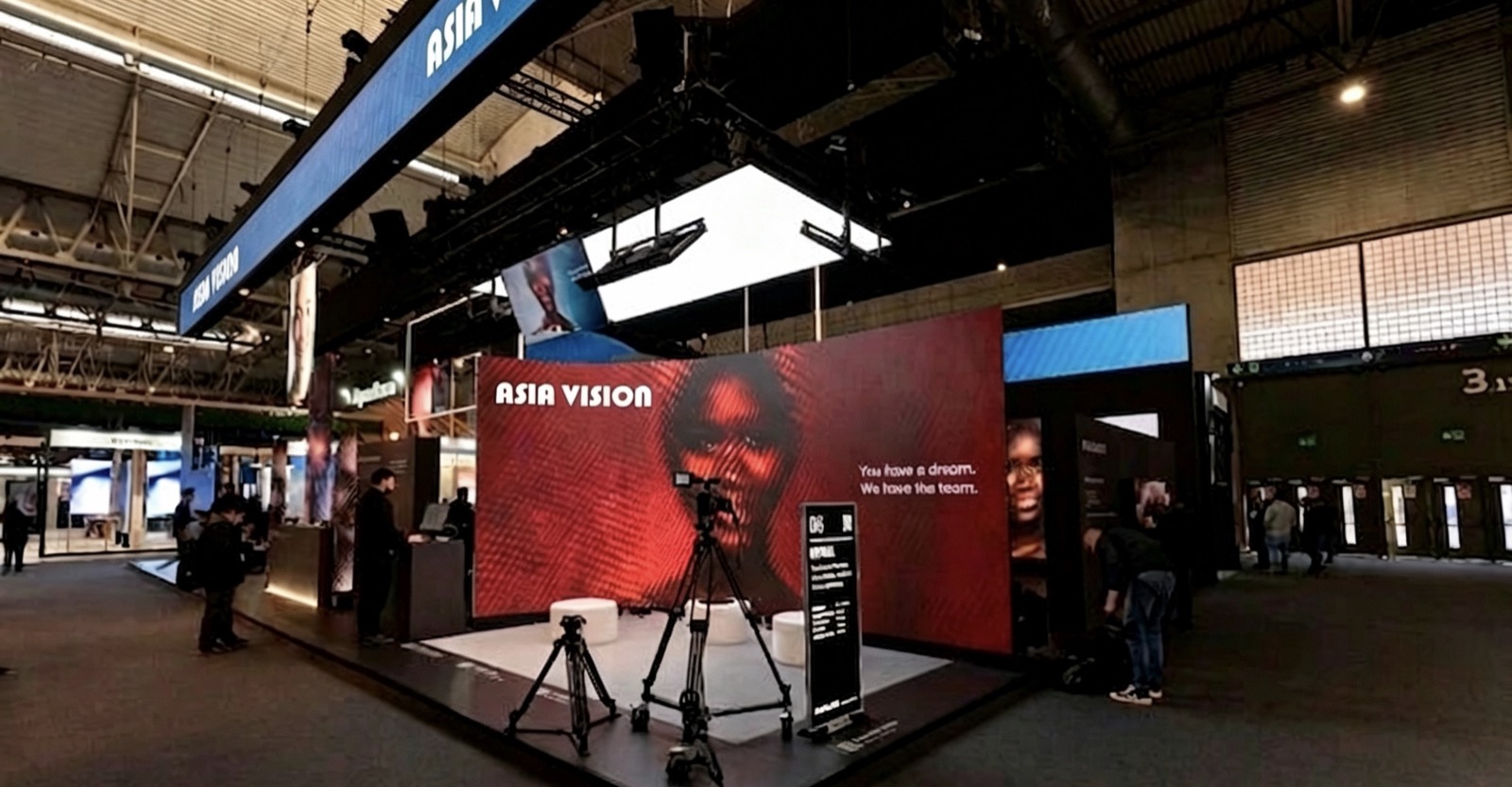 Large LED display wall supplied to a Vietnamese commercial project