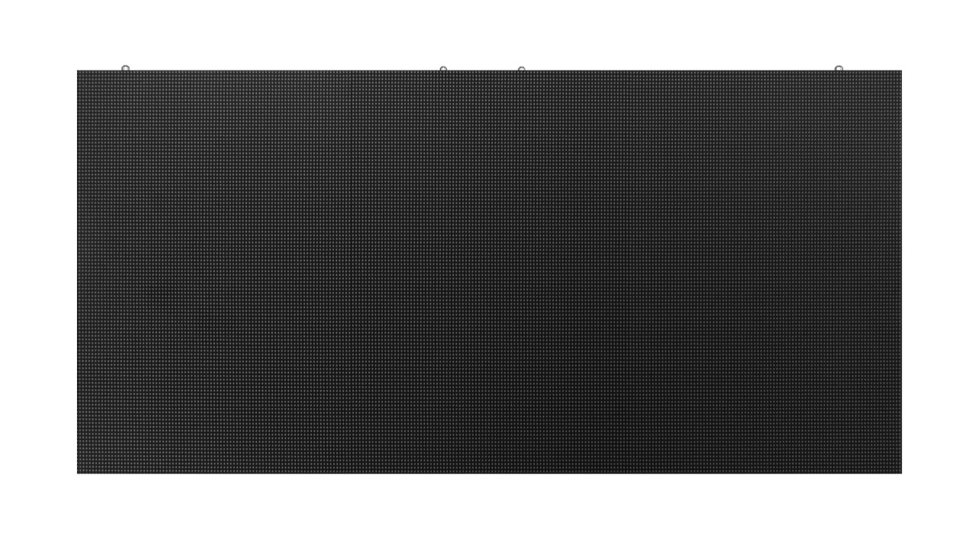 X Series all-platform LED display cabinet, front view
