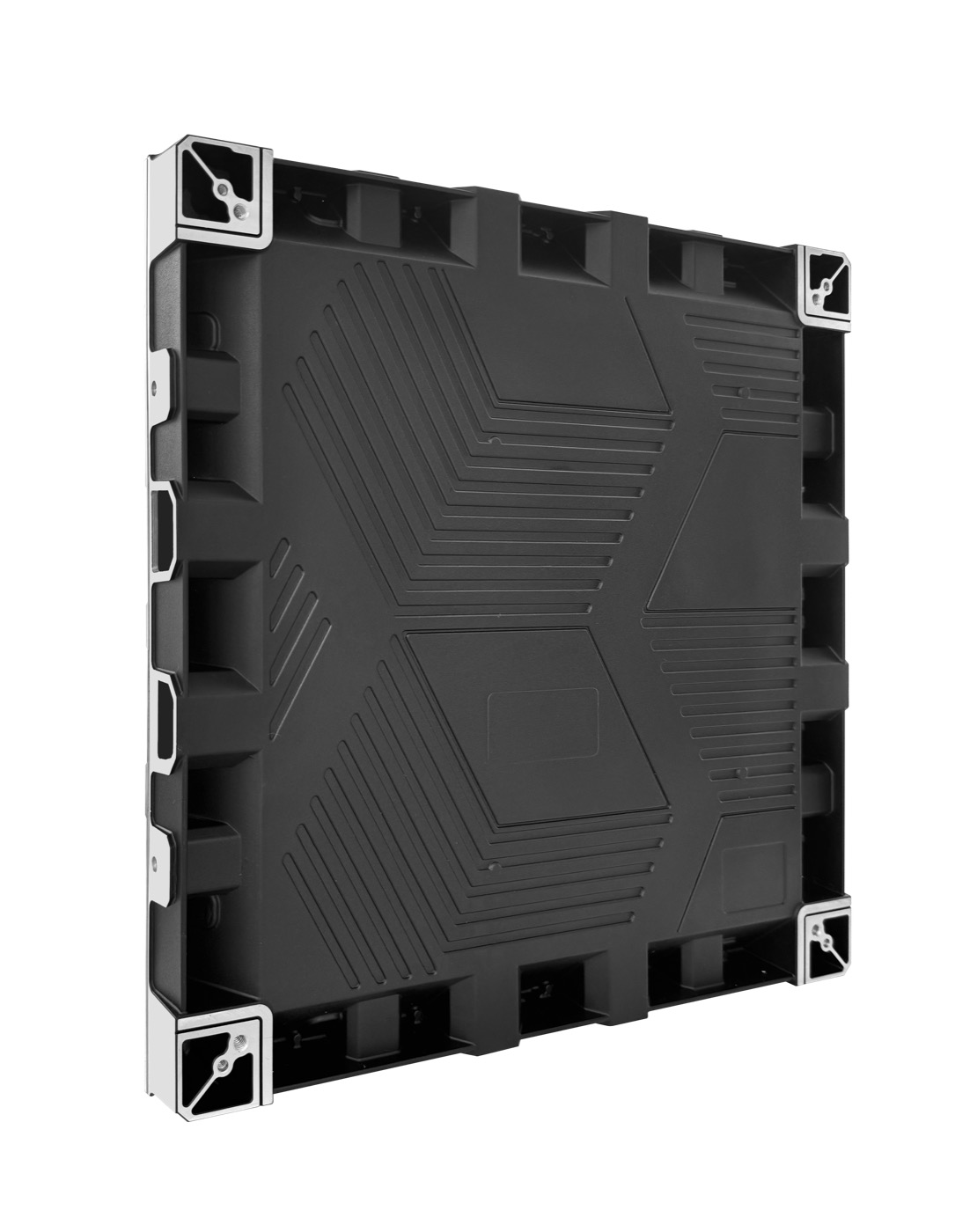 X Series 500x500 cabinet, rear-side view